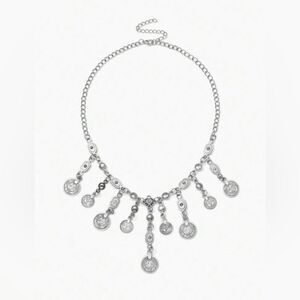 Boho coin necklace #1587